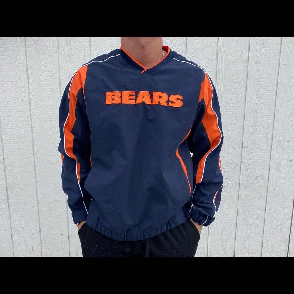 Chicago Bears Windbreaker, L, NFL Team Apparel
